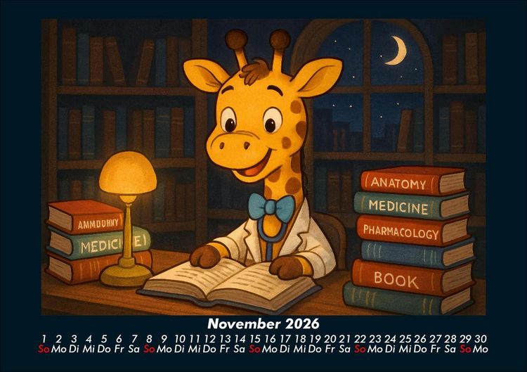 Produktbild: Nala entdeckt ihren Beruf als &Auml;rztin 2026 Fotokalender DIN A5
