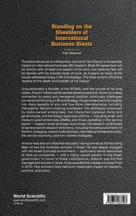 Produktbild: Standing On The Shoulders Of International Business Giants