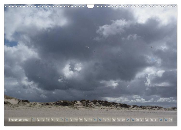 Produktbild: Texel. Neue D&uuml;nen (Wandkalender 2026 DIN A3 quer), CALVENDO Monatskalender