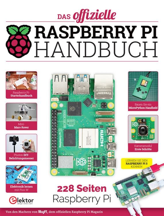 Produktbild: Das offizielle Raspberry Pi Handbuch