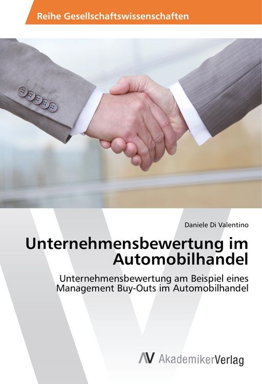 Produktbild: Unternehmensbewertung im Automobilhandel