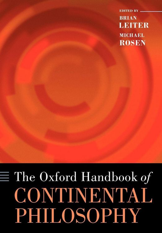 Produktbild: The Oxford Handbook of Continental Philosophy (Paperback)