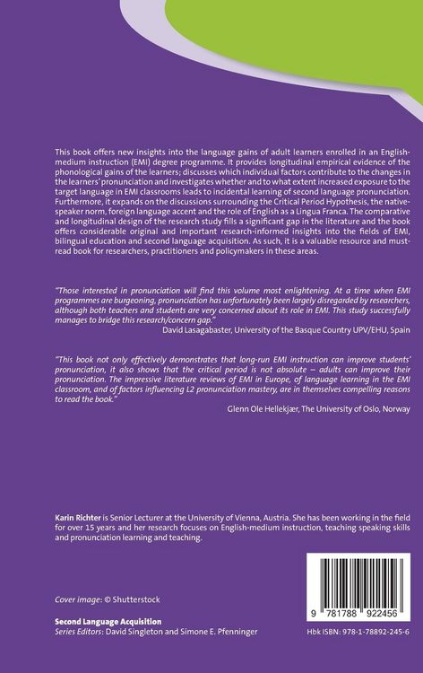 Produktbild: English-Medium Instruction and Pronunciation