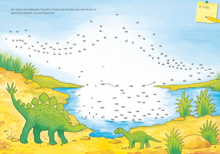 Produktbild: Von Punkt zu Punkt. Dinosaurier