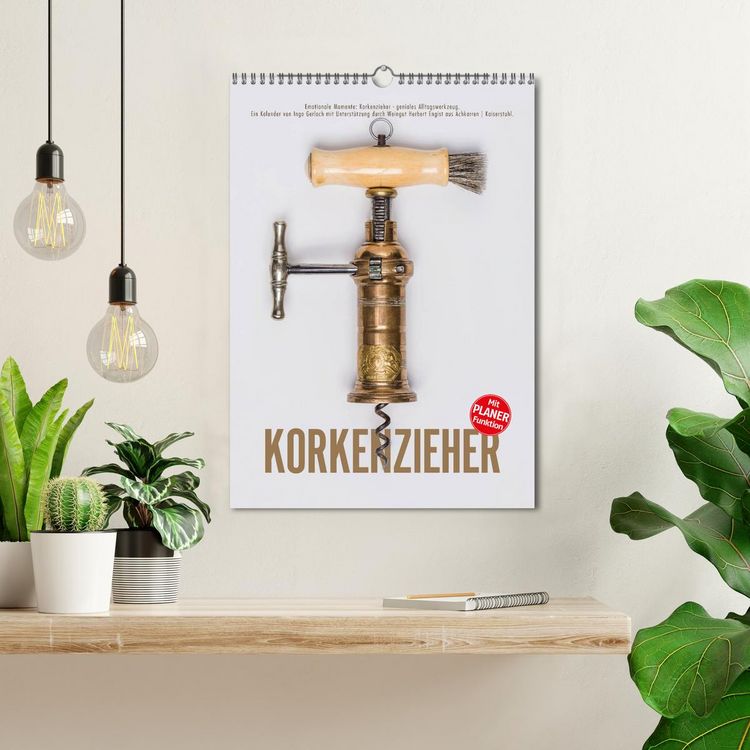 Produktbild: Emotionale Momente: Korkenzieher - geniales Alltagswerkzeug. Planer. (Wandkalender 2026 DIN A3 hoch), CALVENDO Monatskalender
