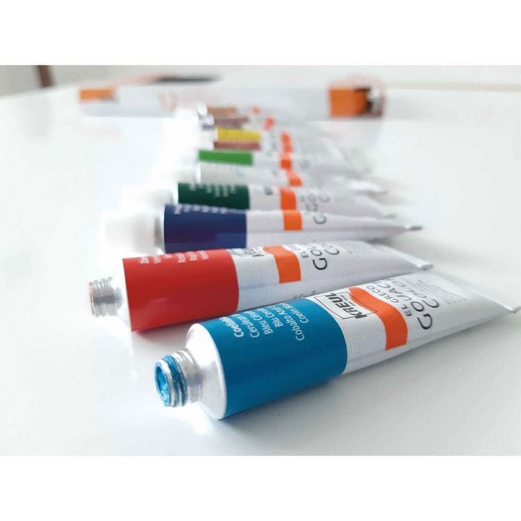 Produktbild: KREUL el Greco Gouachefarben Set 12 x 12 ml Tuben