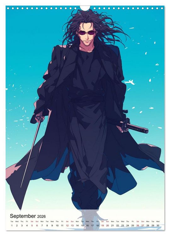 Produktbild: Seductive Anime Men (Wall Calendar 2026 DIN A3 portrait), CALVENDO 12 Month Wall Calendar