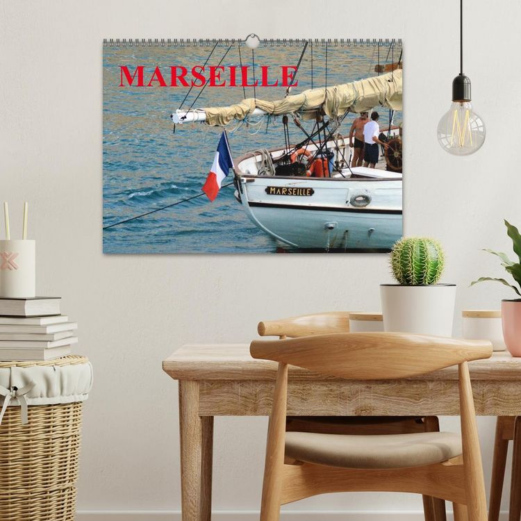 Produktbild: MARSEILLE (Calendrier mural 2026 DIN A3 vertical), CALVENDO calendrier mensuel