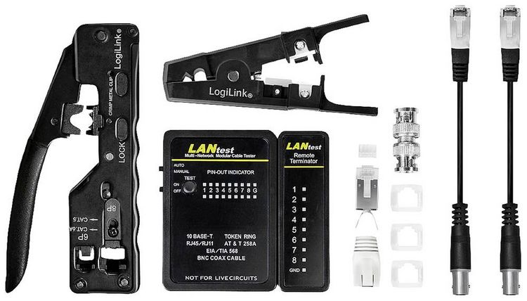 Produktbild: LogiLink WZ0070 Netzwerk Werkzeug-Set
