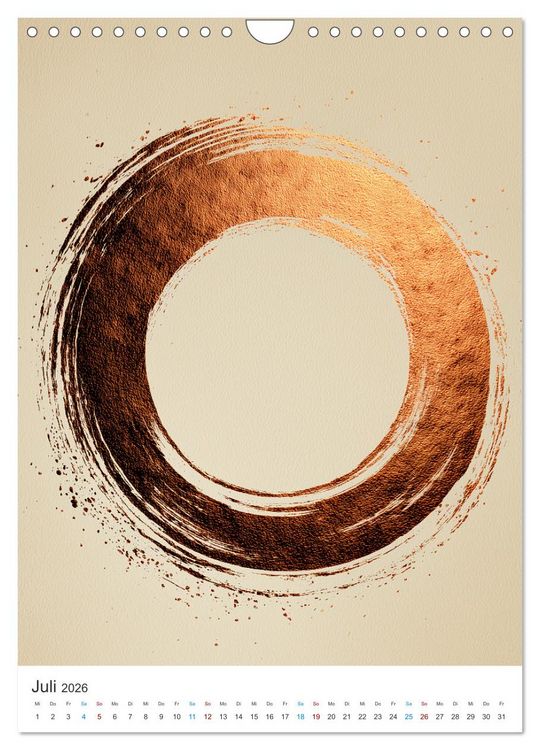 Produktbild: Minimalistische Kunstwerke (Wandkalender 2026 DIN A4 hoch), CALVENDO Monatskalender
