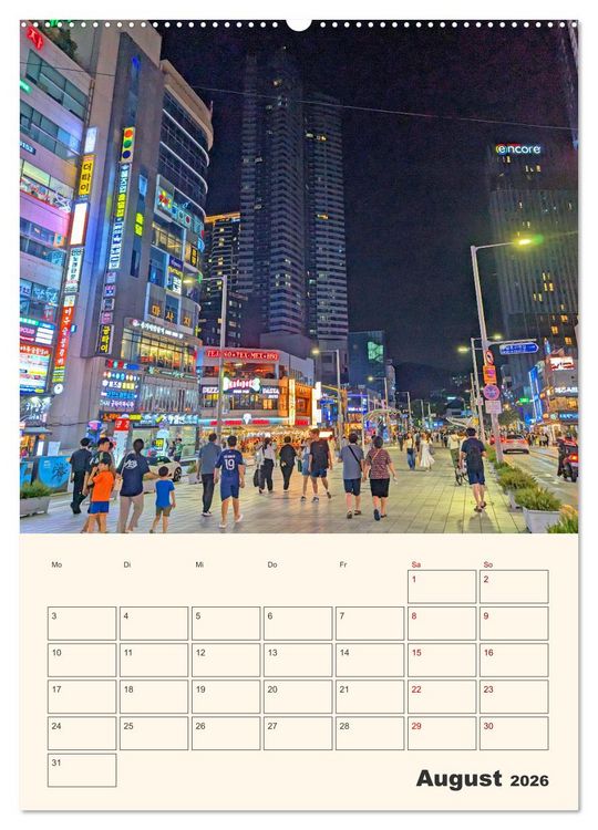 Produktbild: Busan - Eine Reise durch das Herz der K&uuml;stenstadt (hochwertiger Premium Wandkalender 2026 DIN A2 hoch), Kunstdruck in Hochglanz