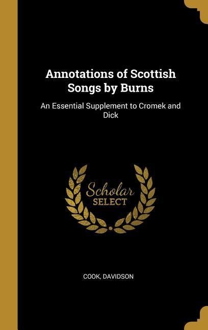 Produktbild: Annotations of Scottish Songs by Burns