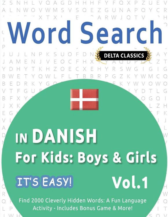 Produktbild: WORD SEARCH IN DANISH FOR KIDS