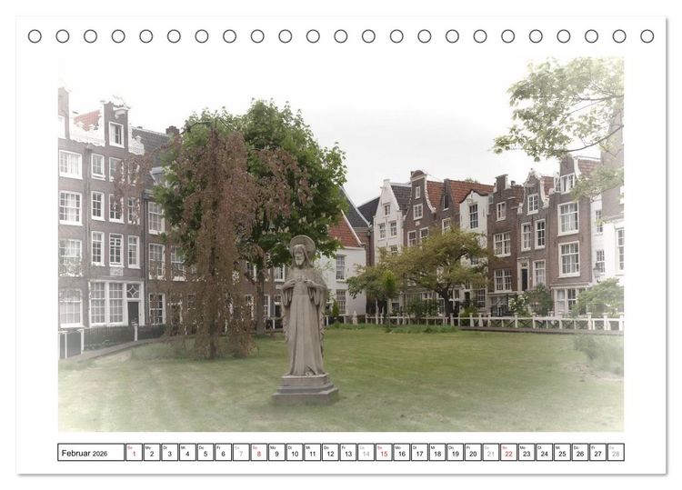 Produktbild: AMSTERDAM Erinnerungen (Tischkalender 2026 DIN A5 quer), CALVENDO Monatskalender