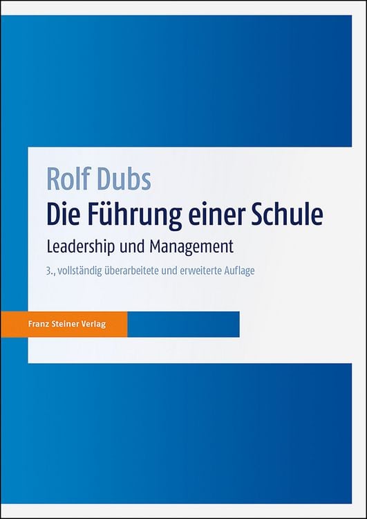 Produktbild: Die F&uuml;hrung einer Schule