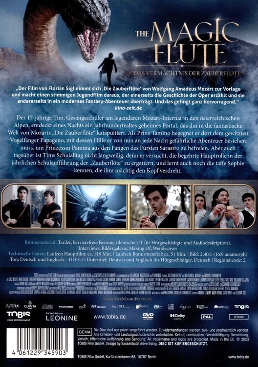 Produktbild: The Magic Flute - Das Verm&auml;chtnis der Zauberfl&ouml;te