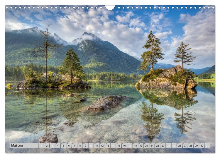 Produktbild: Wundersch&ouml;nes Bayern (Wandkalender 2026 DIN A3 quer), CALVENDO Monatskalender