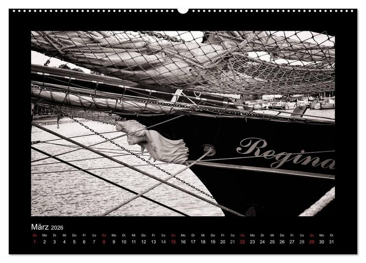 Produktbild: Segelschiffe auf der Ostsee (hochwertiger Premium Wandkalender 2026 DIN A2 quer), Kunstdruck in Hochglanz