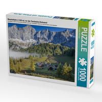 Produktbild: CALVENDO Puzzle Neustattalm (1.530 m) vor der Dachstein-S&uuml;dwand | 1000 Teile Lege-Gr&ouml;&szlig;e 64x48cm Foto-Puzzle f&uuml;r gl&uuml;ckliche Stunden