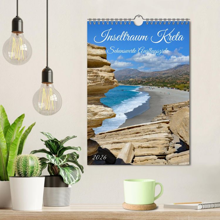 Produktbild: Inseltraum Kreta - Sehenswerte Ausflugsziele (Wandkalender 2026 DIN A4 hoch), CALVENDO Monatskalender