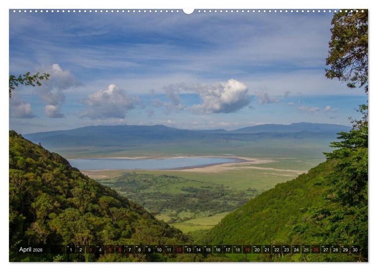 Produktbild: Abenteuer Tansania, Afrika (Wandkalender 2026 DIN A2 quer), CALVENDO Monatskalender