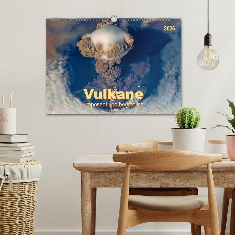 Produktbild: Vulkane - imposant und bedrohlich (Wandkalender 2026 DIN A3 quer), CALVENDO Monatskalender