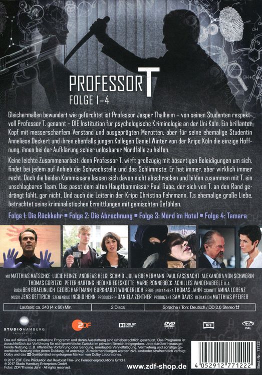 Produktbild: Professor T. - Folge 1-4