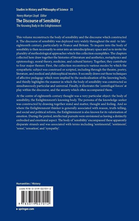 Produktbild: The Discourse of Sensibility
