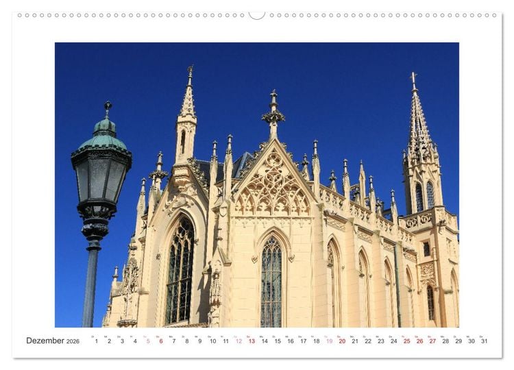 Produktbild: Lednice und Valtice in Tschechien (hochwertiger Premium Wandkalender 2026 DIN A2 quer), Kunstdruck in Hochglanz