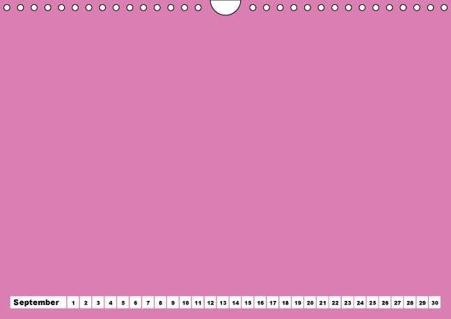 Produktbild: Bunter Bastelkalender f&uuml;r M&auml;dchen (Wandkalender immerw&auml;hrend DIN A4 quer)