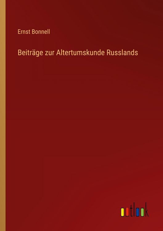 Produktbild: Beitr&auml;ge zur Altertumskunde Russlands