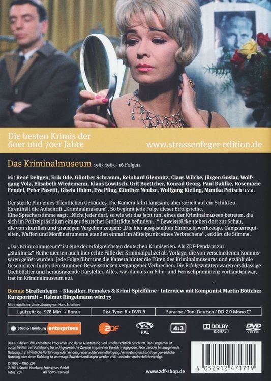 Produktbild: Stra&szlig;enfeger 21 - Das Kriminalmuseum Folge 01-16 [6 DVDs]