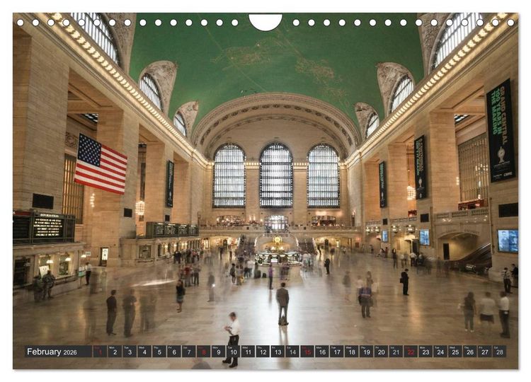 Produktbild: New York City favorites / UK-Version (Wall Calendar 2026 DIN A4 landscape), CALVENDO 12 Month Wall Calendar