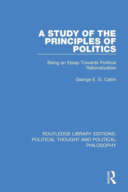 Produktbild: A Study of the Principles of Politics