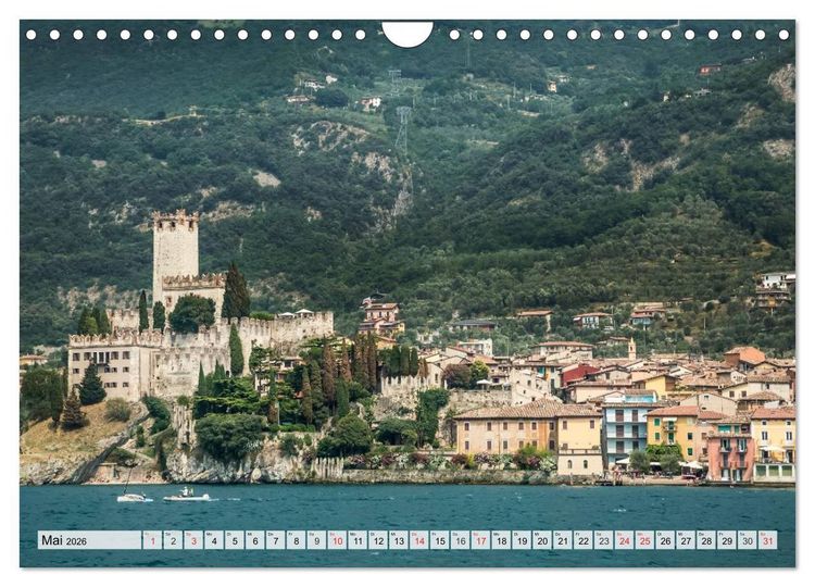 Produktbild: GARDASEE Orte am malerischen Ostufer (Wandkalender 2026 DIN A4 quer), CALVENDO Monatskalender
