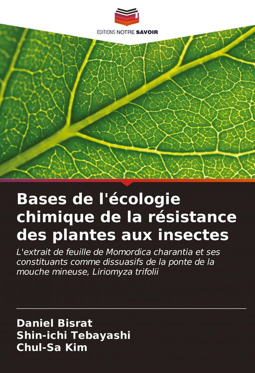 Produktbild: Bases de l'&eacute;cologie chimique de la r&eacute;sistance des plantes aux insectes