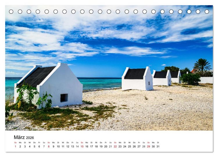 Produktbild: Traumziele Karibik (Tischkalender 2026 DIN A5 quer), CALVENDO Monatskalender