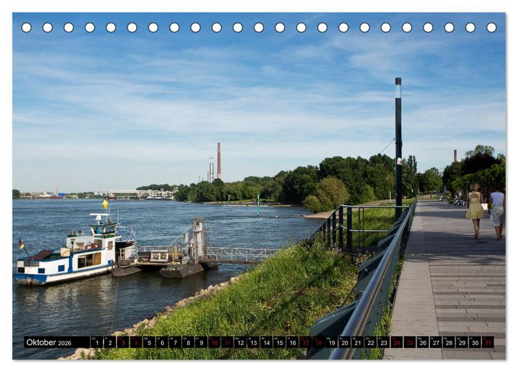 Produktbild: Wesseling am Rhein (Tischkalender 2026 DIN A5 quer), CALVENDO Monatskalender