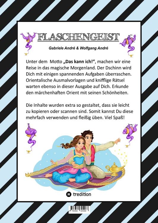 Produktbild: Craftbook - 100 Magische Motive Aus dem Morgenland - Orient - Dschinn - Flaschengeist - Fliegender Teppich - R&auml;tsel