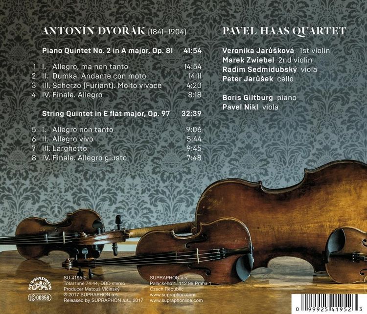 Produktbild: Streichquintett op.97/Klavierquintett op.81