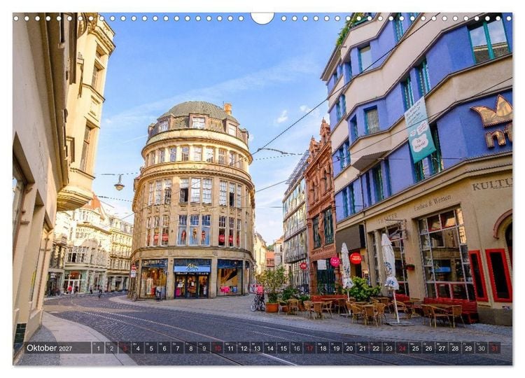 Produktbild: Ein Blick auf Halle an der Saale (Wandkalender 2027 DIN A3 quer), CALVENDO Monatskalender