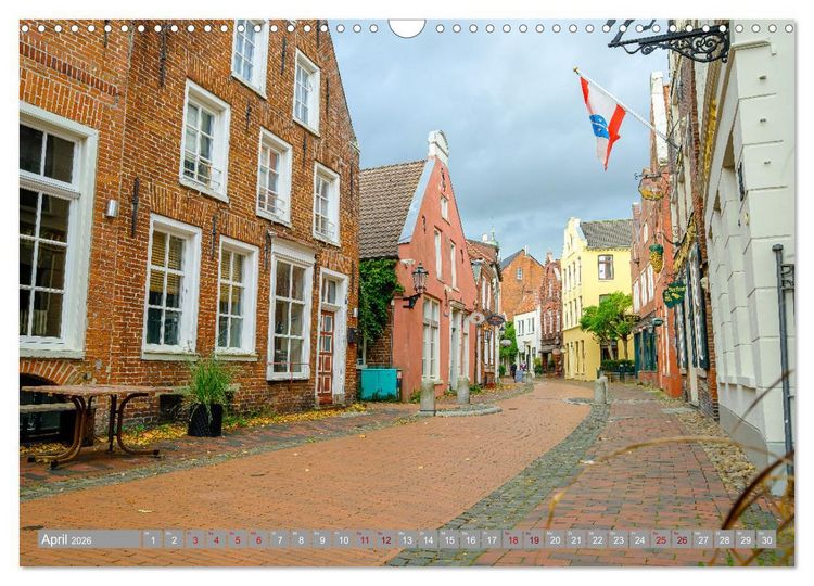 Produktbild: Ein Blick auf Leer (Ostfriesland) (Wandkalender 2026 DIN A3 quer), CALVENDO Monatskalender