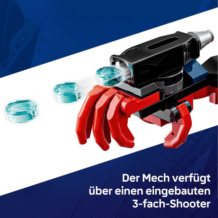 Produktbild: LEGO 76337 Marvel Miles Morales Mech vs. Spider-Man 2099, Spielzeug