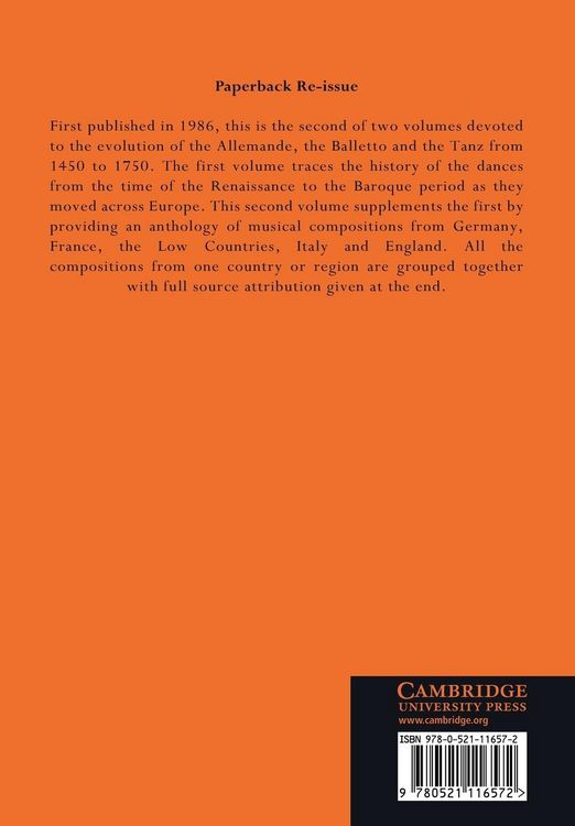 Produktbild: The Allemande and the Tanz