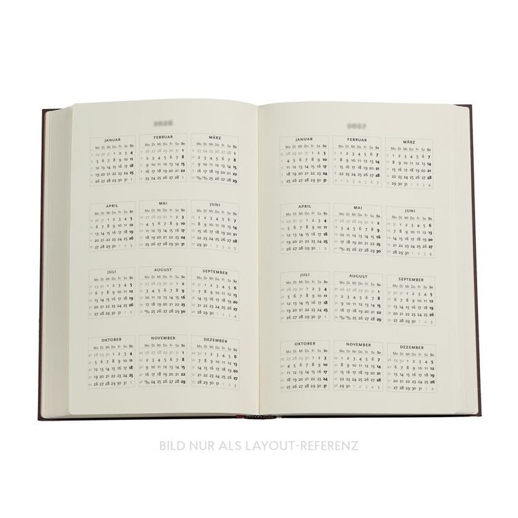 Produktbild: 18-Monatskalender 2026 - 2027 Smaragdblume Maxi Vertikal