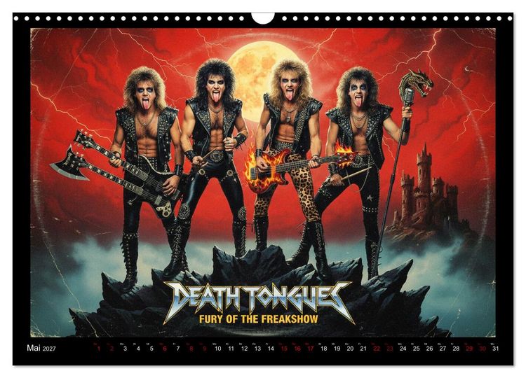 Produktbild: Schrill, bizarr und wilde Haare (Wandkalender 2027 DIN A3 quer), CALVENDO Monatskalender