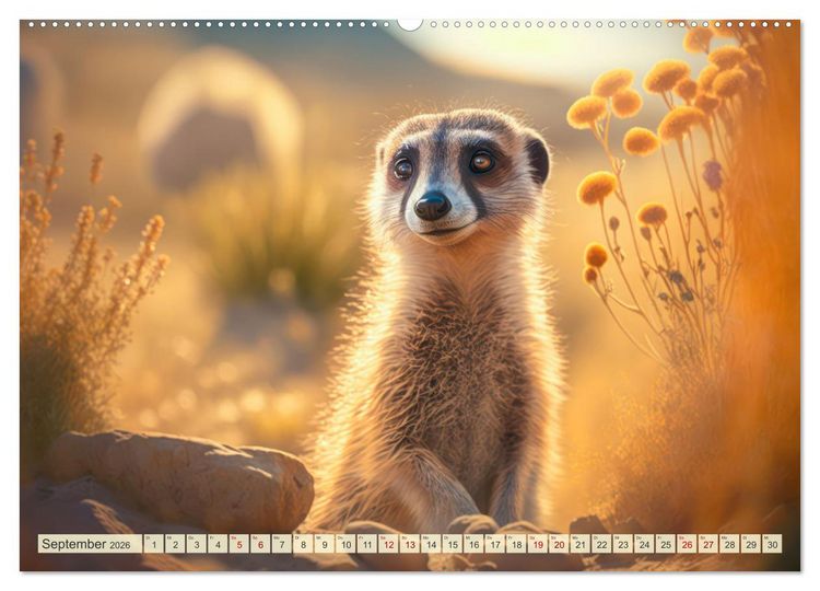 Produktbild: Im Paradies der Tiere (hochwertiger Premium Wandkalender 2026 DIN A2 quer), Kunstdruck in Hochglanz