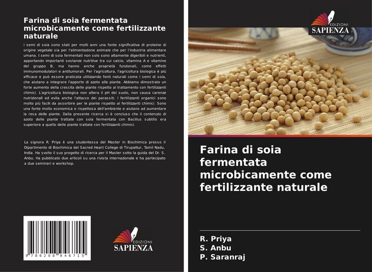 Produktbild: Farina di soia fermentata microbicamente come fertilizzante naturale