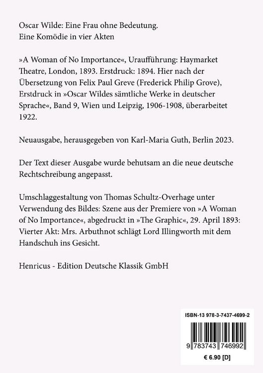 Produktbild: Eine Frau ohne Bedeutung