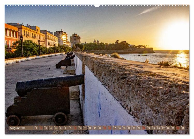 Produktbild: Ein Herz f&uuml;r Cadiz (hochwertiger Premium Wandkalender 2026 DIN A2 quer), Kunstdruck in Hochglanz